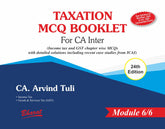 Bharat's Taxation MCQ Booklet for CA Inter by CA Arvind Tuli